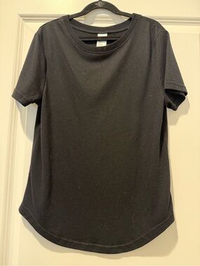 Weissman Black Cotton Top, Size LC